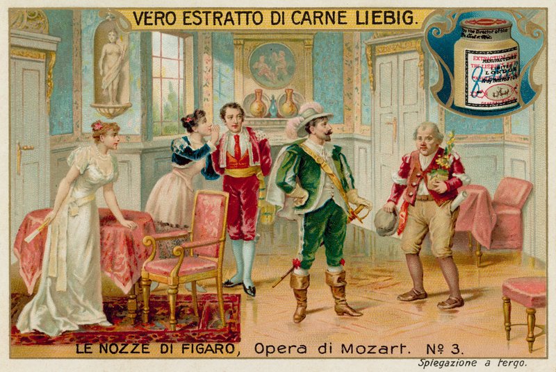 Greven, grevinnen, Figaro og Susannah, og gartneren Antonio av European School