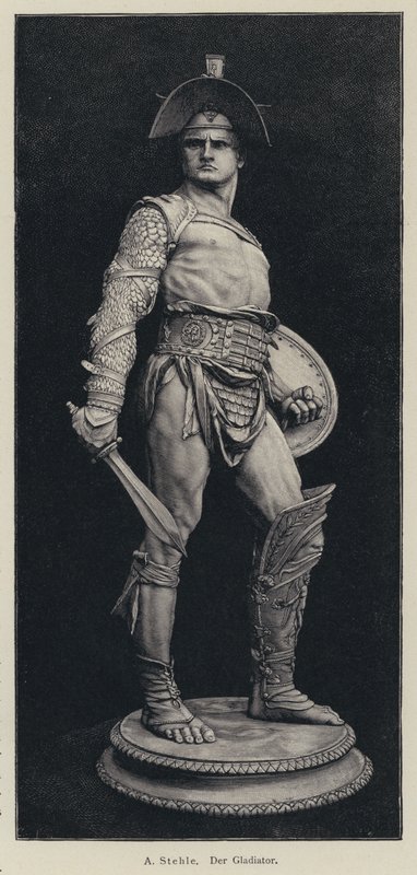 Gladiatoren (gravering) av European School