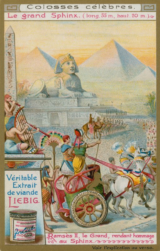 Den store sfinksen i Egypt av European School