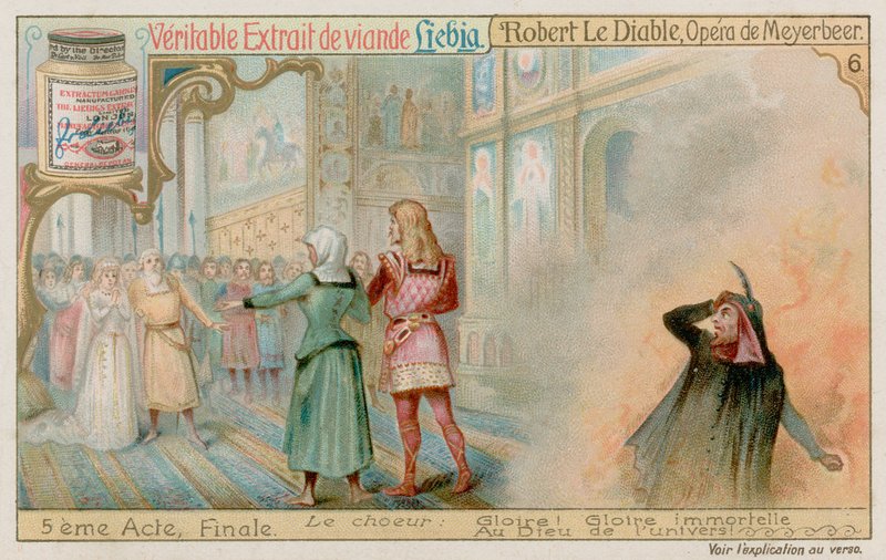 Bryllupet til Robert og prinsesse Isabelle mens Bertram stiger ned til helvete av European School