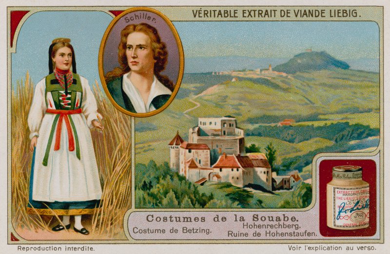 Klærne til Betzing, Friedrich Schiller og Hohenstaufen slott av European School