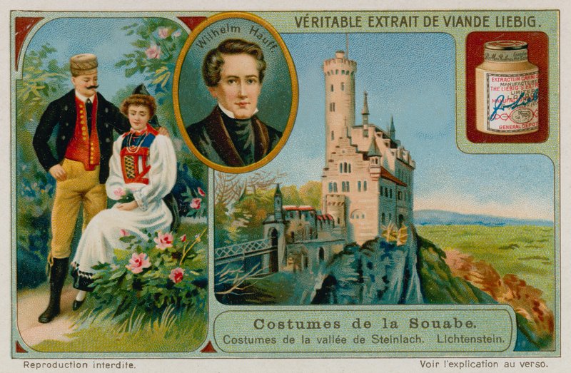 Klærne til dalen Steinlach, Wilhelm Hauff og Lichtenstein av European School