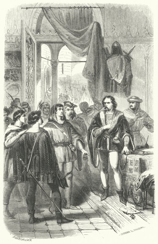 Folket i Gent ber Philip van Artevelde om å lede deres opprør mot Ludvig II, grev av Flandern av European School