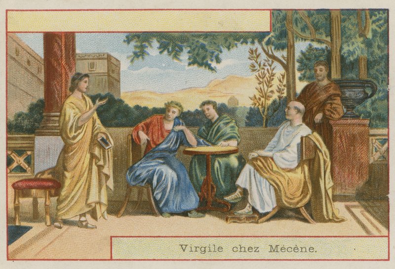 Virgil besøker Gaius Maecenas av European School