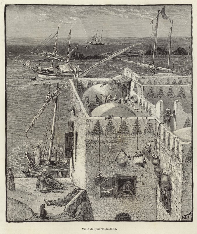 Utsikt over Jaffa havn av European School