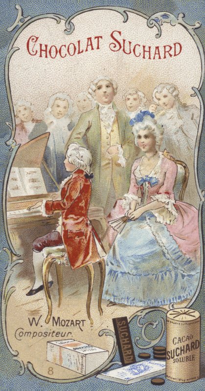 Wolfgang Amadeus Mozart, østerriksk musiker og komponist, som barn av European School