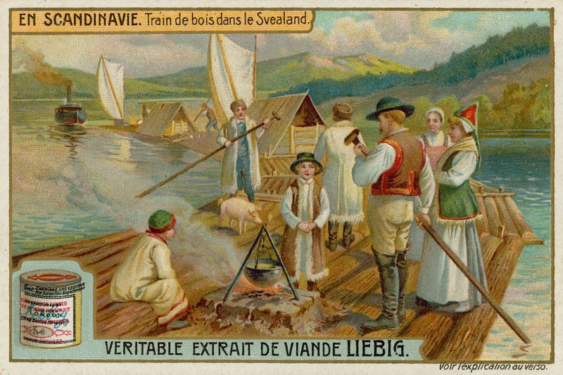 Wooden Ferry i Svealand i Sverige av European School