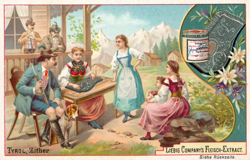 Sither, Tyrol (chromolitho) av European School