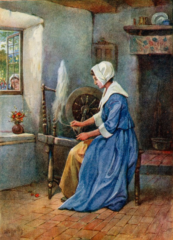 Illustrasjon for de unge pilegrimer av Evelyn Stuart Hardy