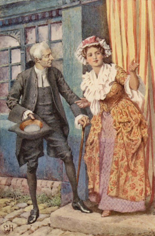 Illustrasjon for A Sentimental Journey av Laurence Sterne av Everard Hopkins
