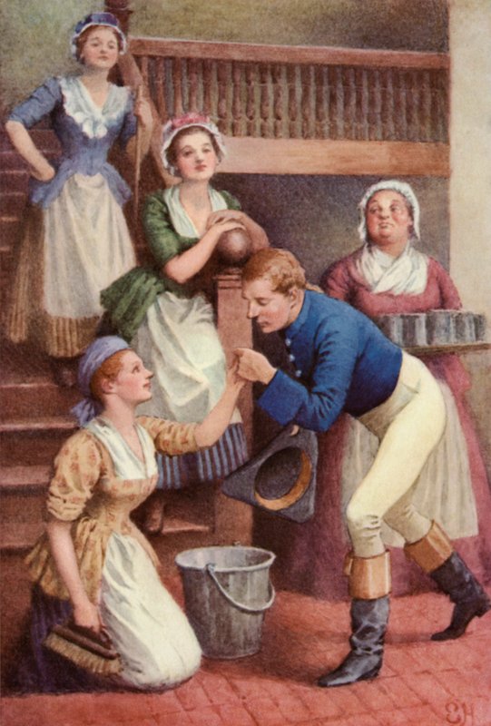 Illustrasjon for A Sentimental Journey av Laurence Sterne av Everard Hopkins