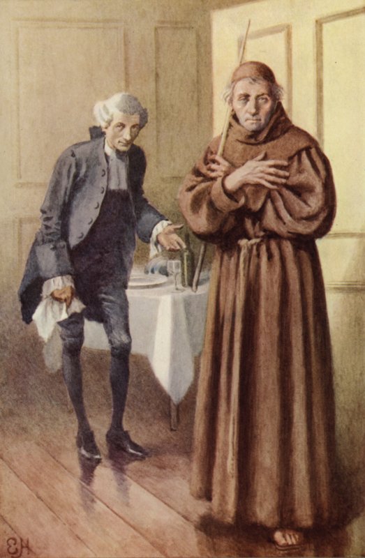 Illustrasjon for A Sentimental Journey av Laurence Sterne av Everard Hopkins