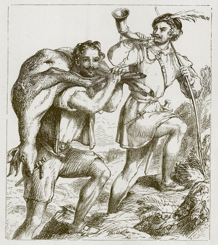 Robin Hood og Lille John av F. Tayler