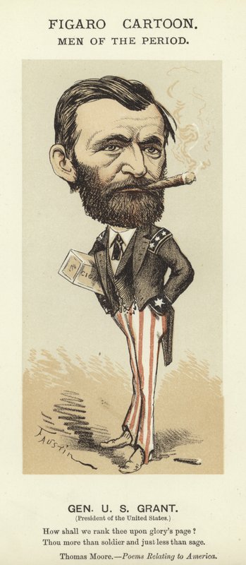 Karikatur av Ulysses S Grant av Faustin