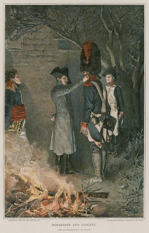 Bonaparte og Coignet av Felicien baron de Myrbach Rheinfeld