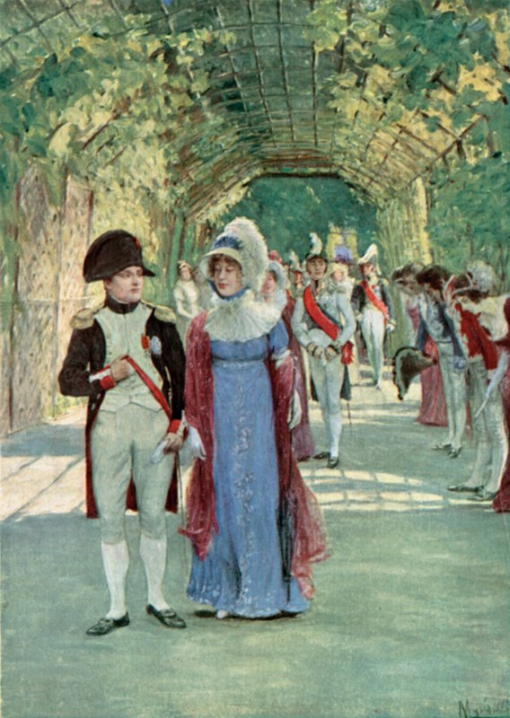 Napoleon og Marie Louise på Compiegne av Felicien baron de Myrbach Rheinfeld