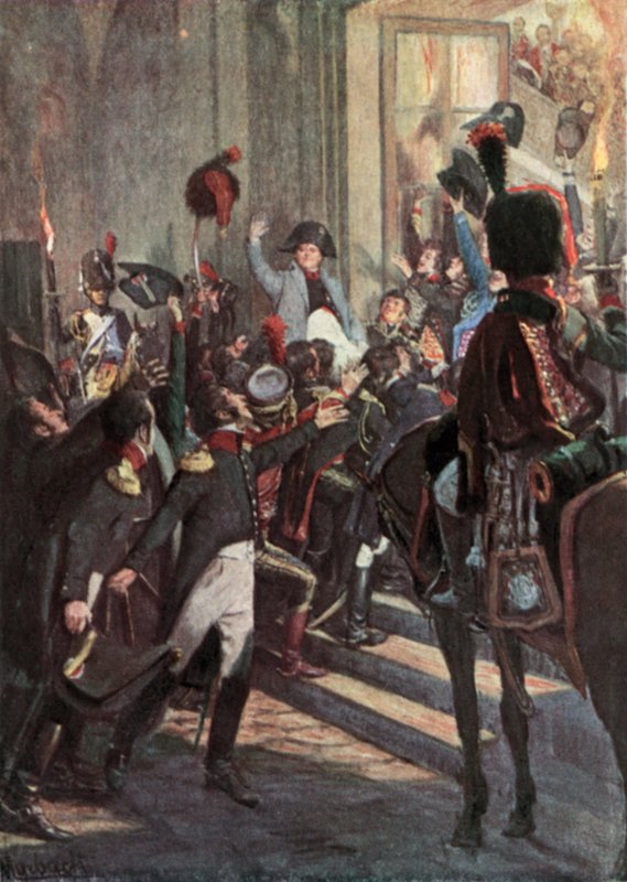 Returen fra Elba av Felicien baron de Myrbach Rheinfeld