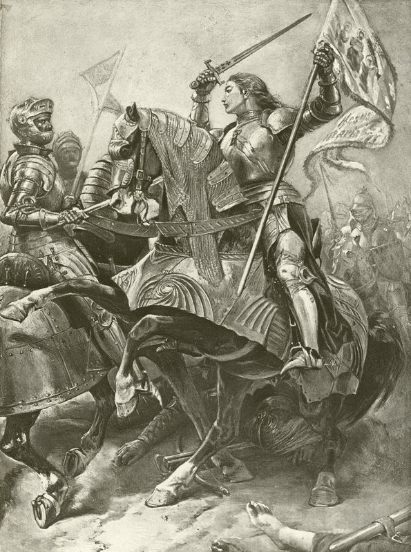 Første del Kong Henrik VI. Akt I, Scene V (gravyr) av Felix Octavius Carr Darley