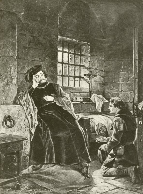 Kong Richard den andre. Akt V, Scene V (gravyr) av Felix Octavius Carr Darley