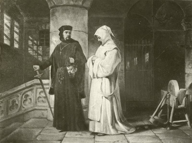 Mål for mål. Akt IV-Scene III (gravyr) av Felix Octavius Carr Darley