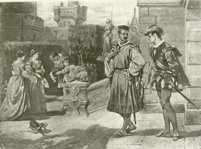 Othello. Akt III, Scene III (gravyr) av Felix Octavius Carr Darley