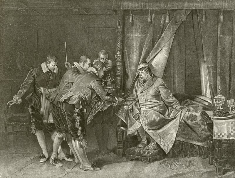 Temming av spissmusen. Induksjon, Scene II (gravyr) av Felix Octavius Carr Darley