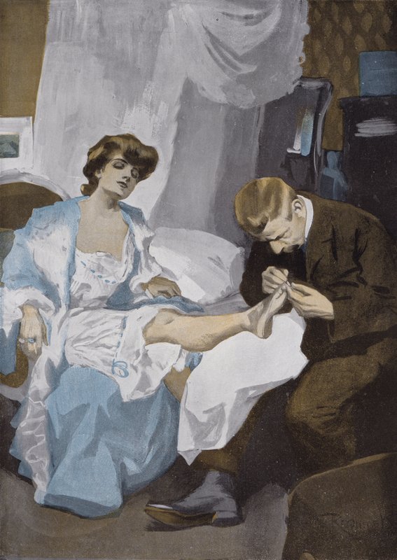 Pedikyr av Ferdinand von Reznicek