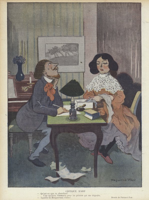 Illustrasjon for Le Rire av Fernand Fau
