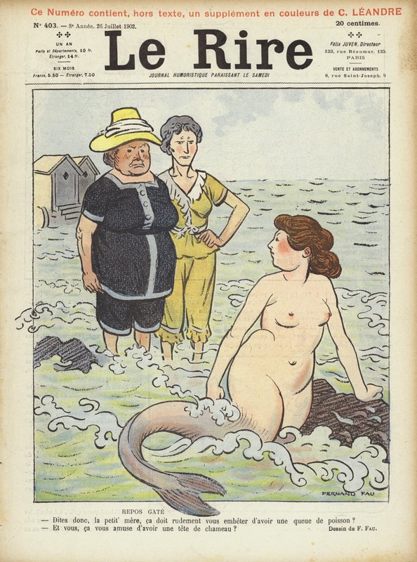 Illustrasjon for Le Rire av Fernand Fau