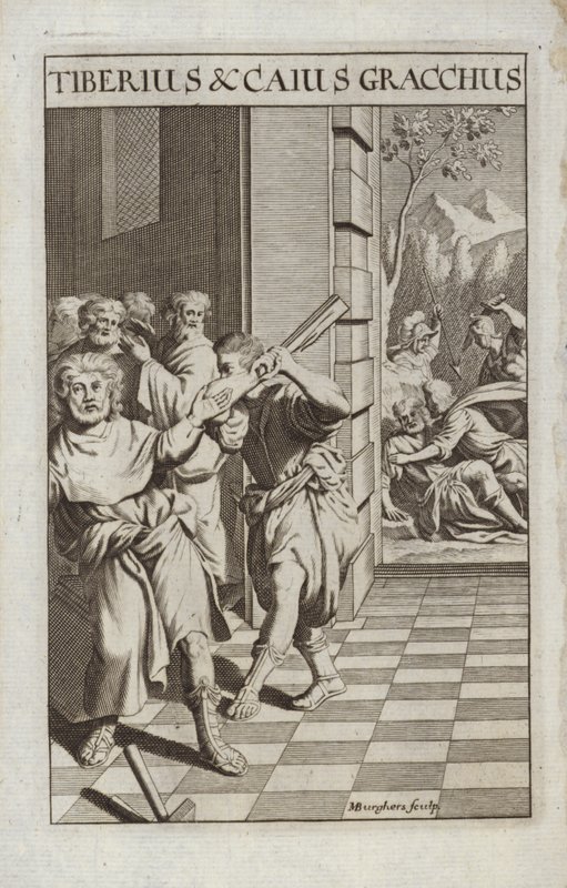 Tiberius og Caius Gracchus av Flemish School