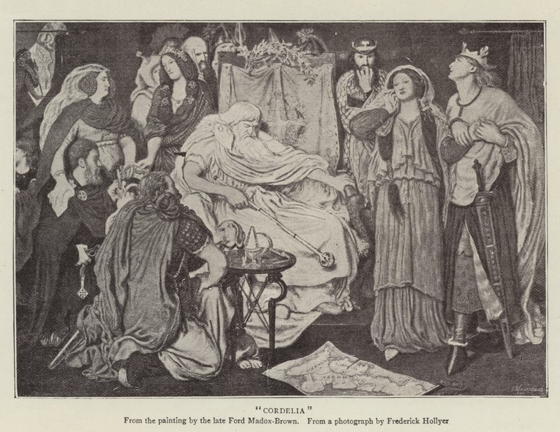Cordelia av Ford Madox Brown