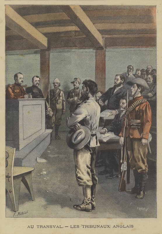 En boer for en britisk domstol i Transvaal av Fortune Louis Meaulle
