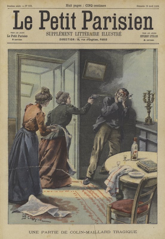 Et tragisk spill med blind mann av Fortune Louis Meaulle