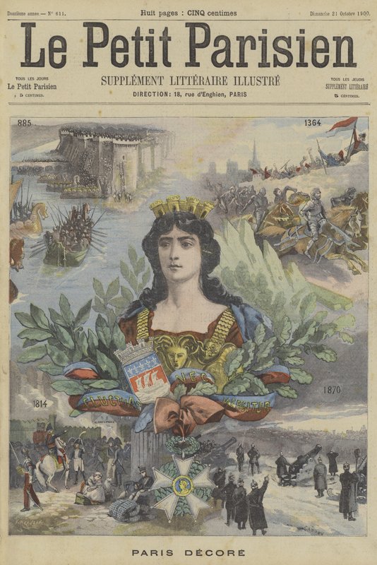 Paris dekorert av Fortune Louis Meaulle