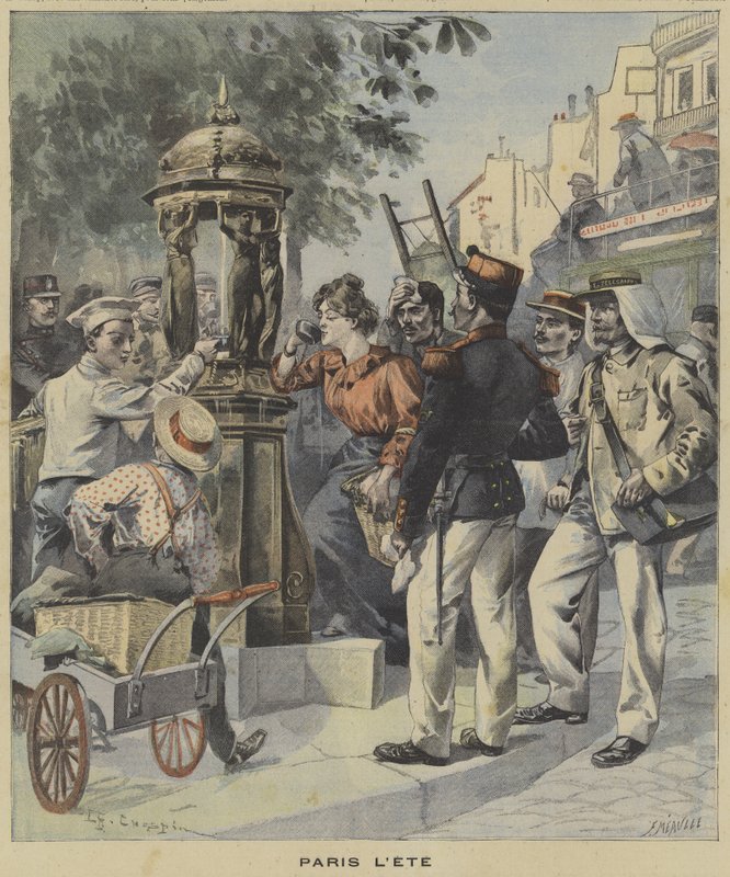 Paris om sommeren av Fortune Louis Meaulle