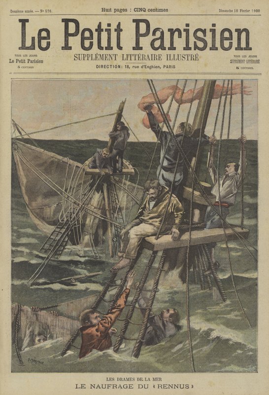 Vraket av Rennus av Fortune Louis Meaulle