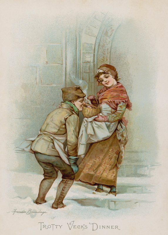 Trotty Vecks middag (chromolitho) av Frances Brundage