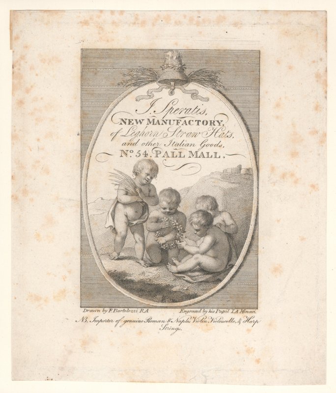 Byttekort av Francesco Bartolozzi