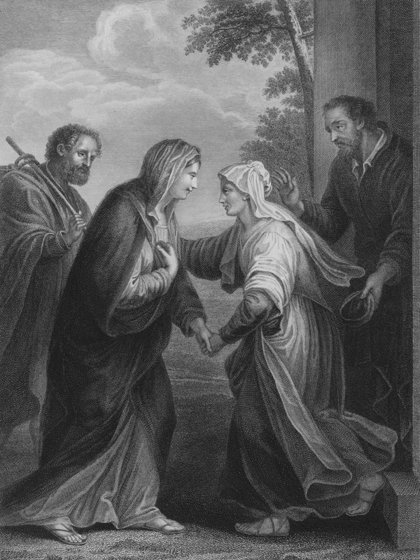 Møtet mellom Mary og Elizabeth av Francesco Morandini