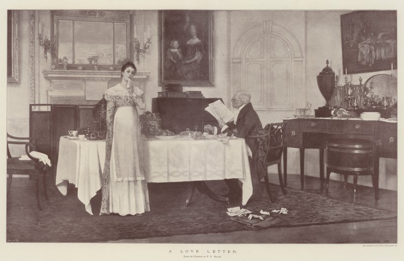 Et kjærlighetsbrev av Francis Davis Millet