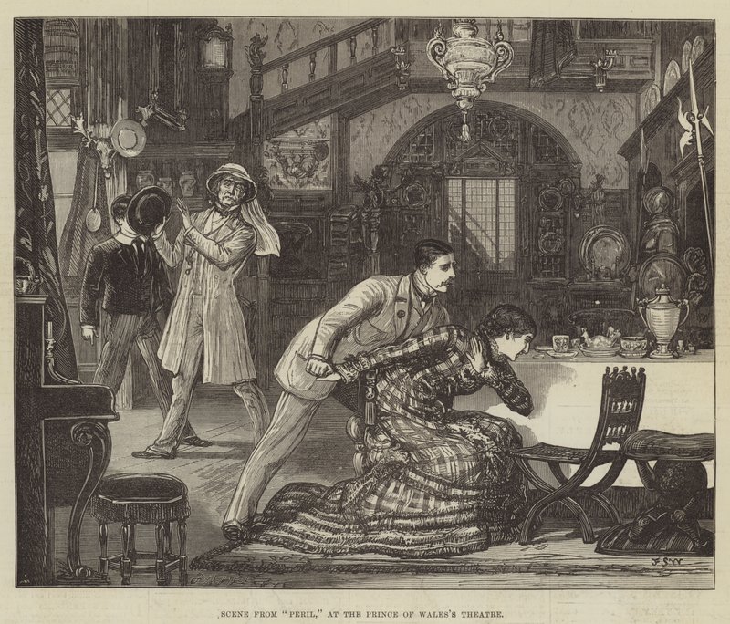 Scene fra Peril, på Prince of Wales