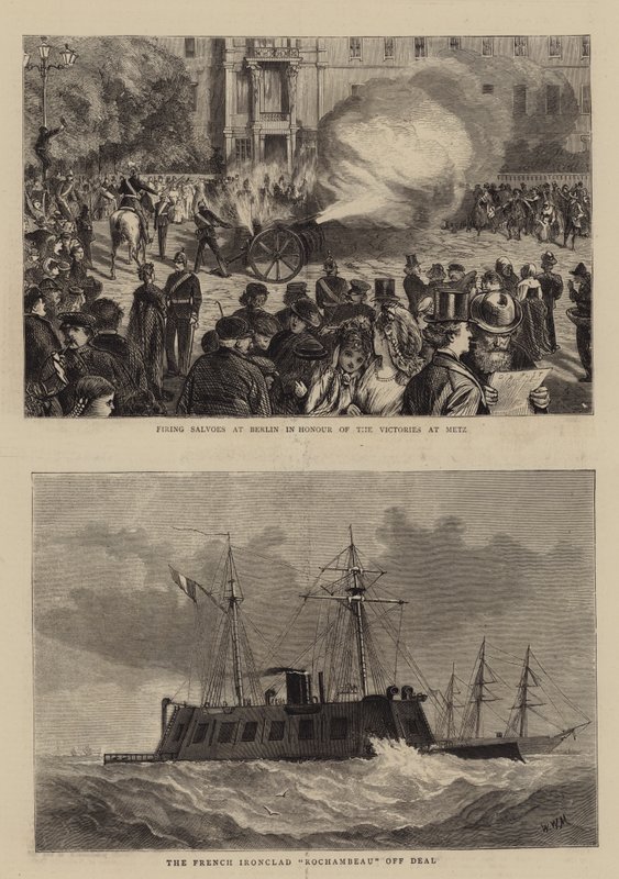 Scener fra den fransk-prøyssiske krigen av Francis Wilfred Lawson