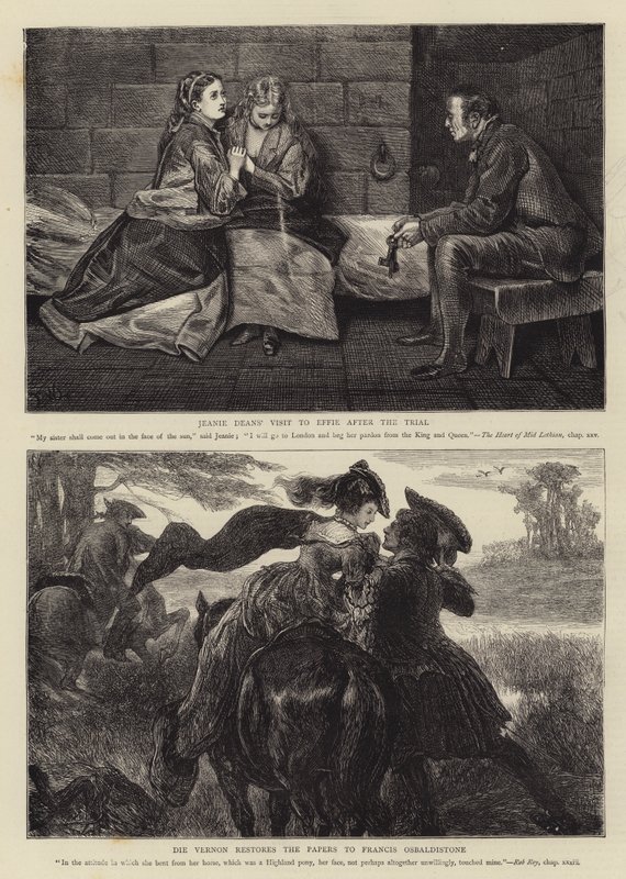 Sir Walter Scott hundreårsjubileum av Francis Wilfred Lawson