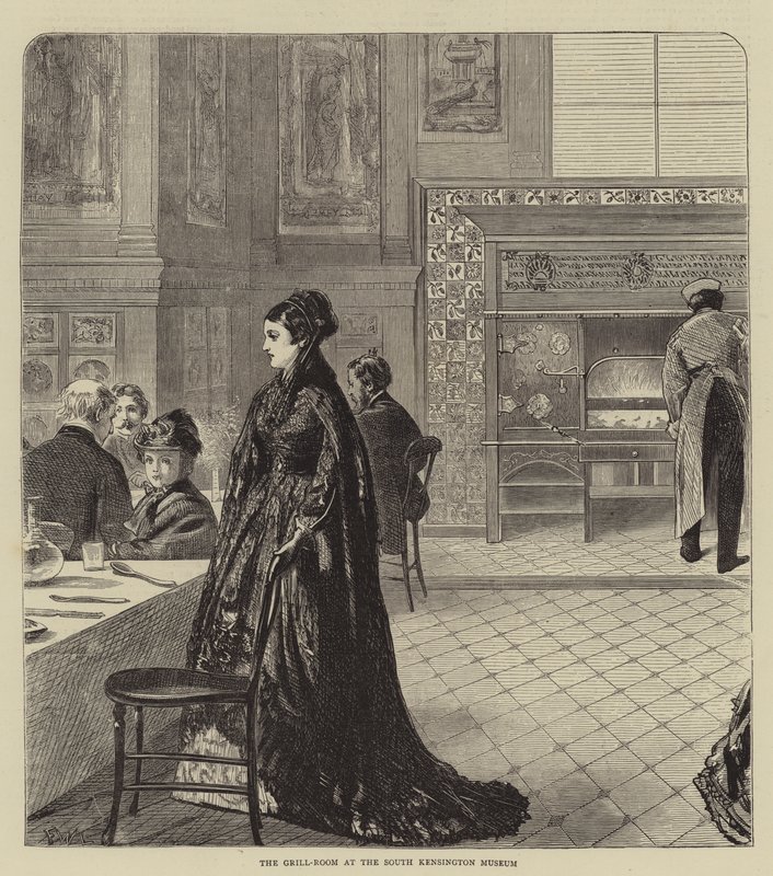 Grillrommet på South Kensington Museum av Francis Wilfred Lawson