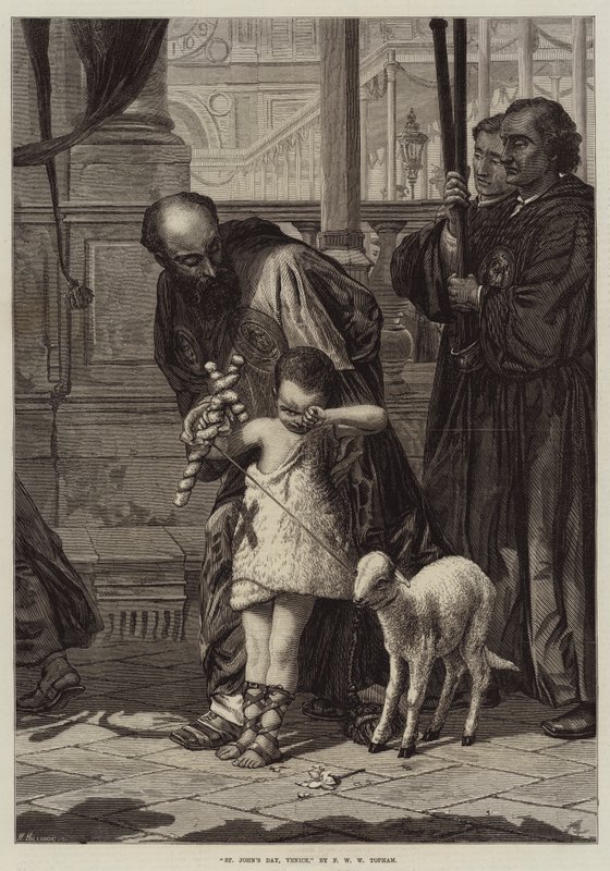 Johannesdagen, Venezia av Francis William Topham