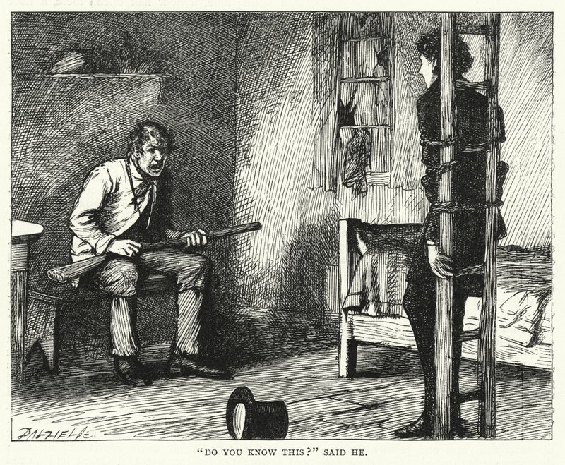 Illustrasjon for store forventninger av Charles Dickens (gravering) av Francis Arthur Fraser
