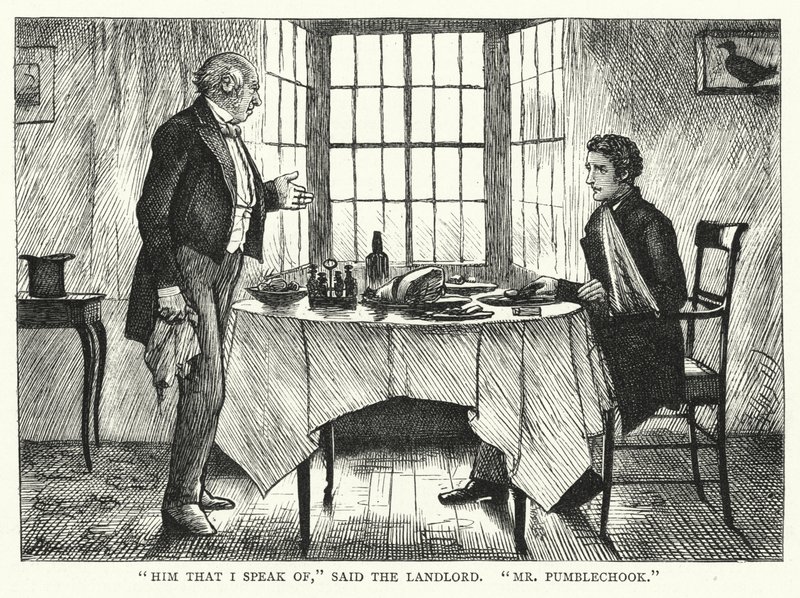 Illustrasjon for store forventninger av Charles Dickens (gravering) av Francis Arthur Fraser