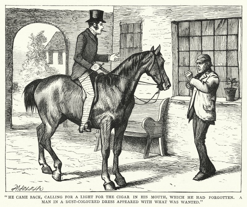 Illustrasjon for store forventninger av Charles Dickens (gravering) av Francis Arthur Fraser