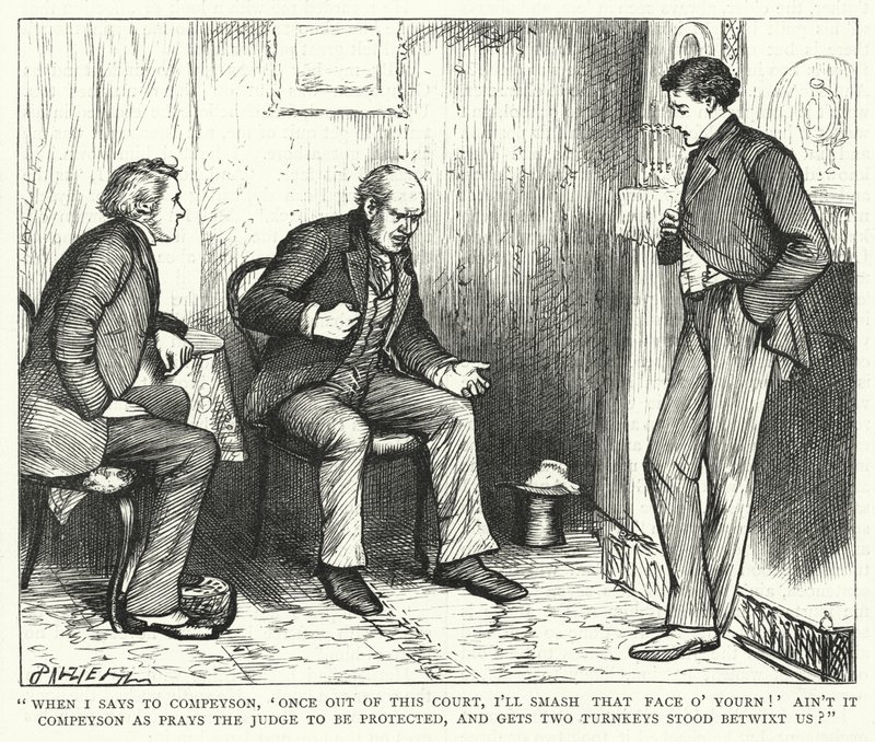 Illustrasjon for store forventninger av Charles Dickens (gravering) av Francis Arthur Fraser