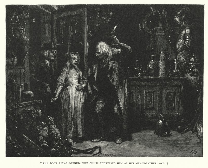 Illustrasjon for store forventninger av Charles Dickens (gravering) av Francis Arthur Fraser